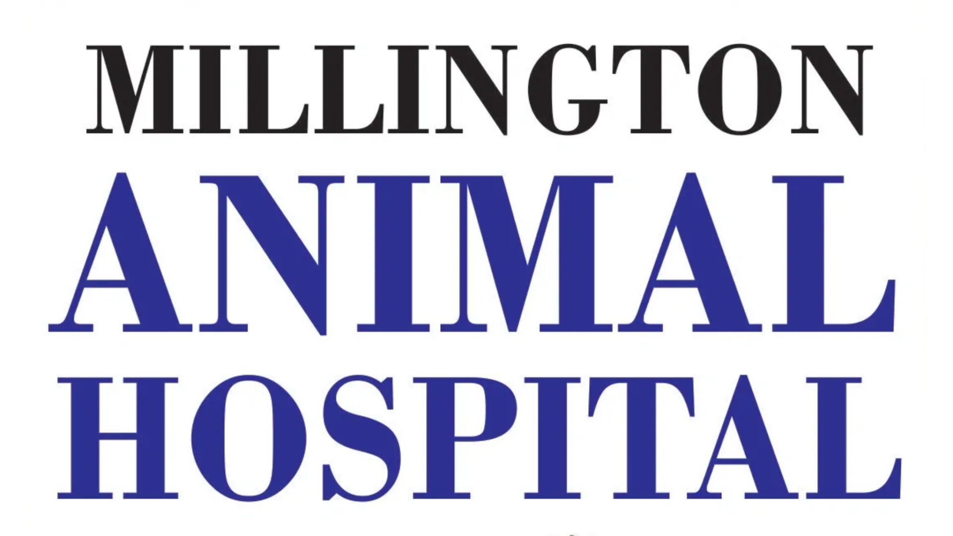 A logo for the willingtons animal hospital.