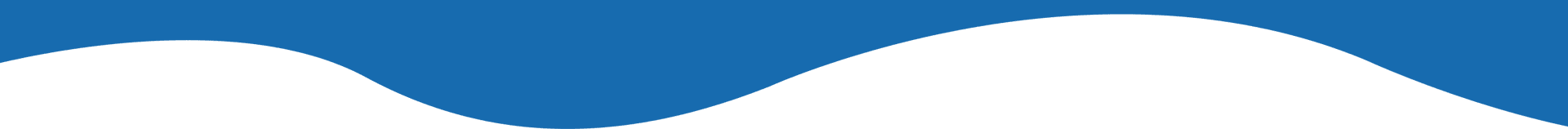 A simple graphic showing a blue background with a green, wave-like curve running horizontally across the middle.